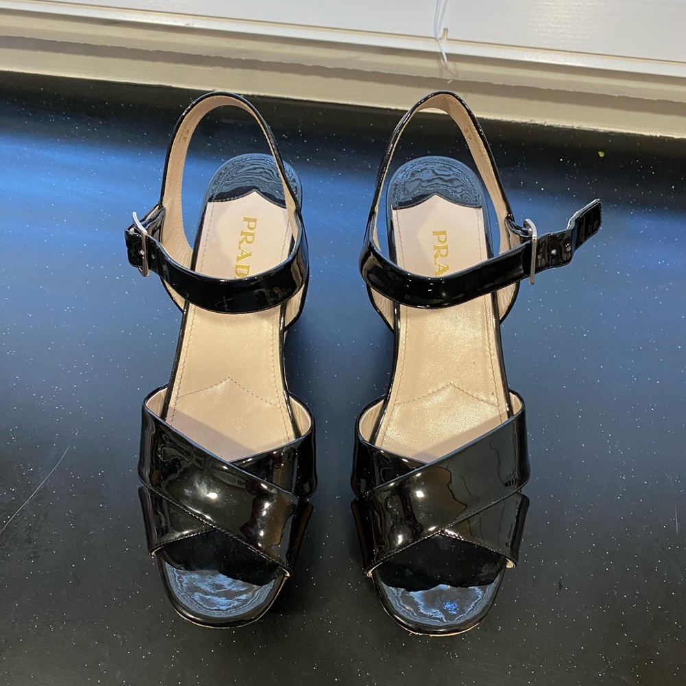 Black Prada Sandals